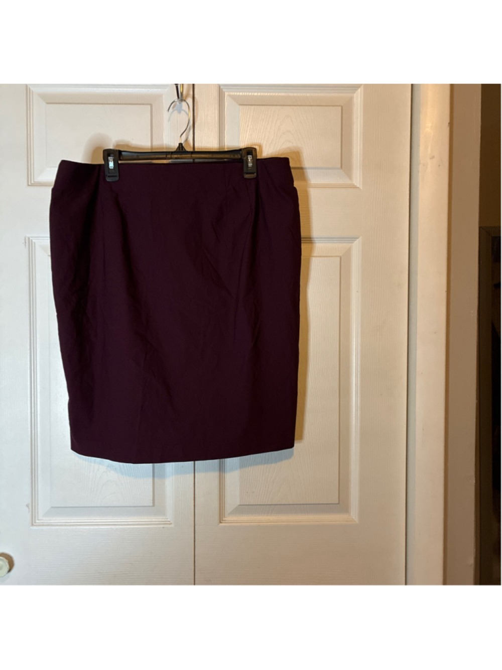 Women's Elle Burgundy Pencil Skirt Size XXL - Picture 2 of 4